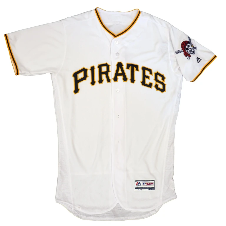 Men's MLB Pittsburgh Pirates Authentic On Field Flex Base Jersey White