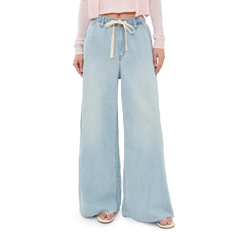 DAZE Cabana Wide Leg Pull On Jeans CHARMED 26