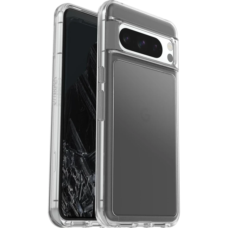 Google Pixel 8 Pro Symmetry Series Clear Case - Clear, Ultra-Sleek, Wireless Charging Compatible, Raised Edges Protect Camera & Screen