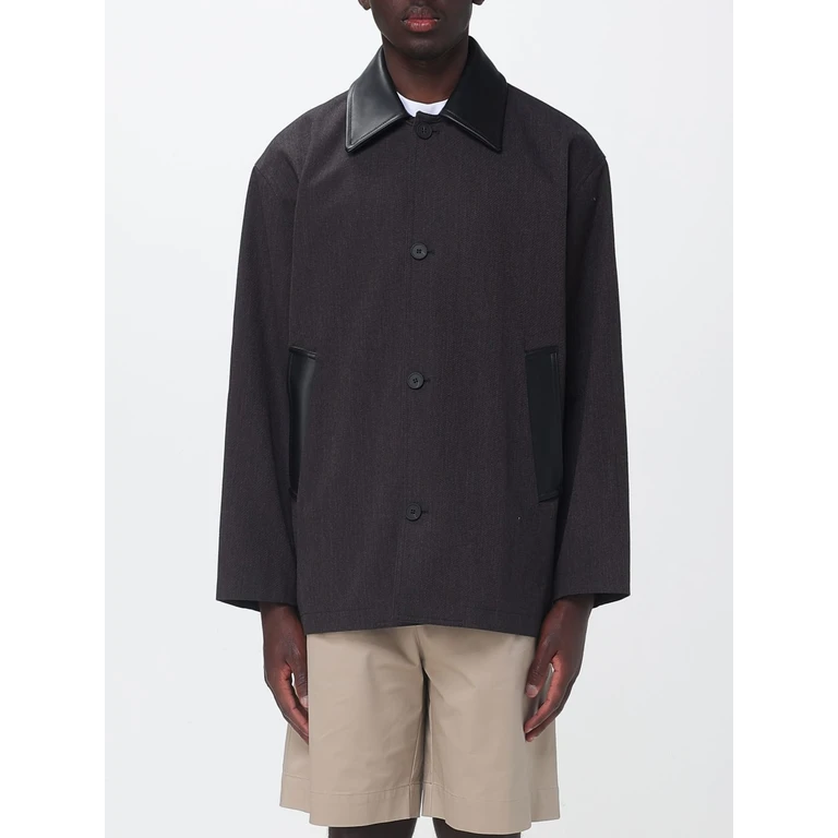 Coat Men color Brown (METERSNM1476BROWNMARL)