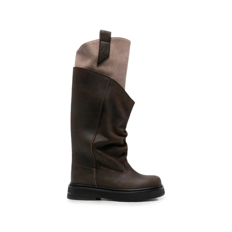 New Robin Passeggiata Slouchy-design Combat Boots