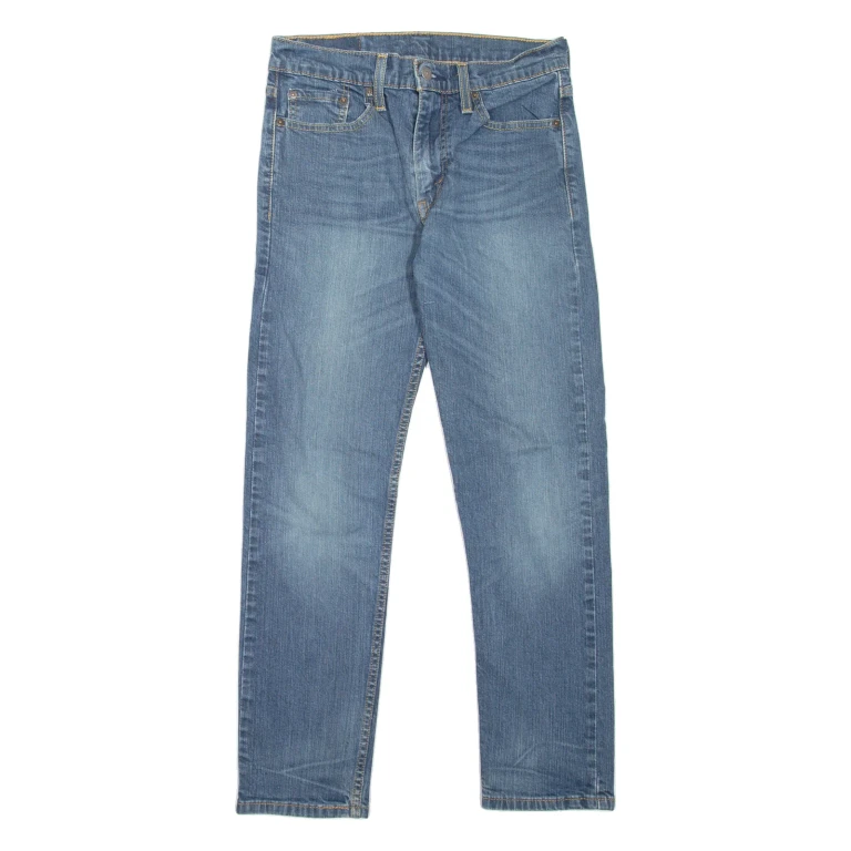 LEVI'S 502 Jeans Mens Blue Regular Tapered Stone Wash W29 L27