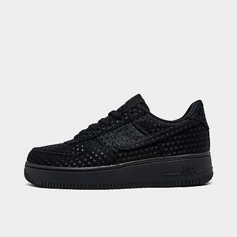Women's Air Force 1 '07 SE Valentine's Day Casual Shoes in Black/University Red Size: 5.0