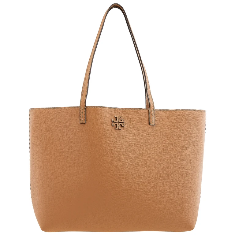 Tiramisu McGraw Pebbled Leather Tote Bag