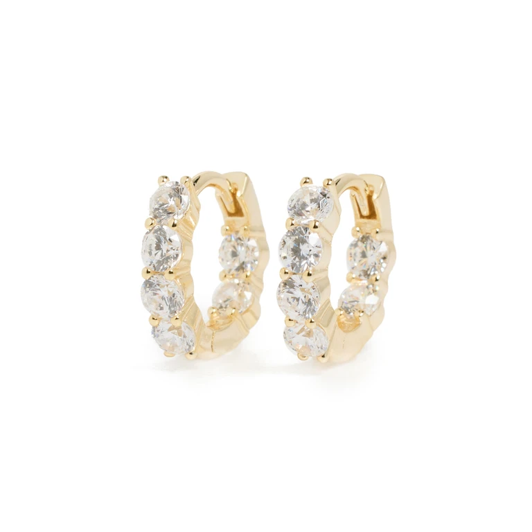 SHASHI Manchester Hoops Gold One Size