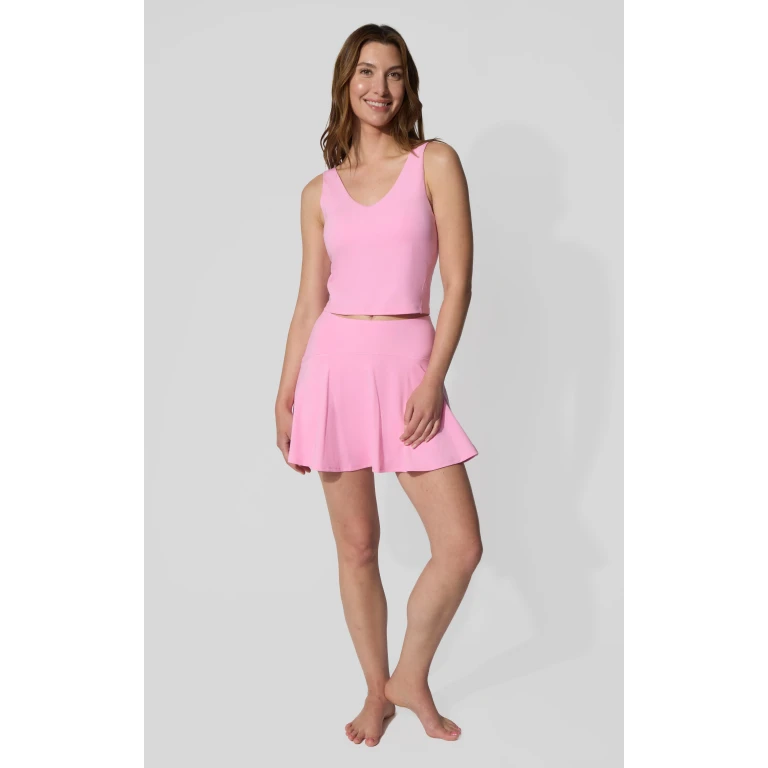 Nude Tech Double Layer Skort Set