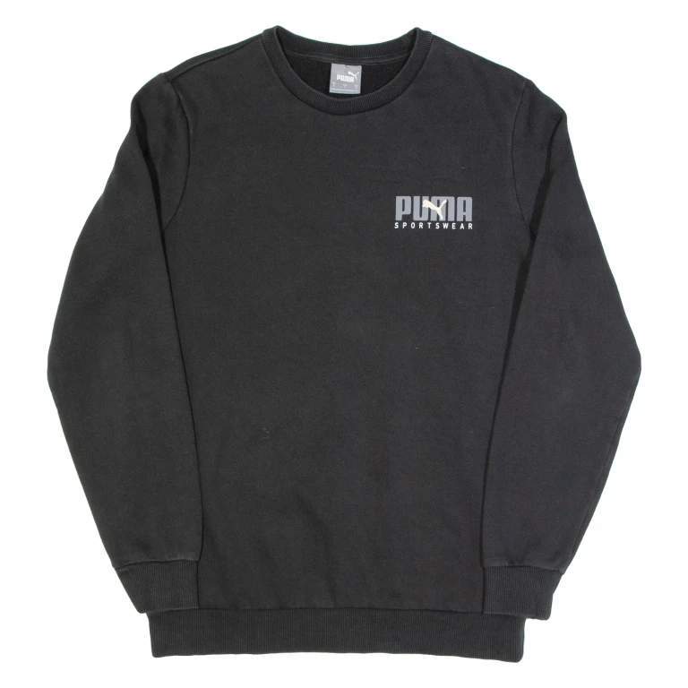 PUMA Mens Sweatshirt Black S (VV1-221124-5885)