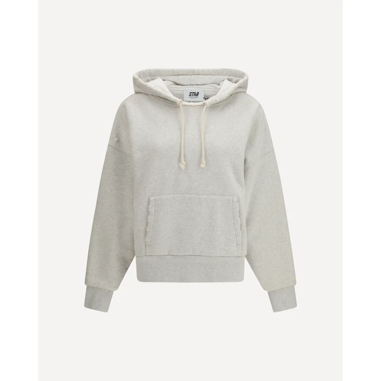 GOLDEN GOOSE Star unisex hooded Sweatshirt Female XS