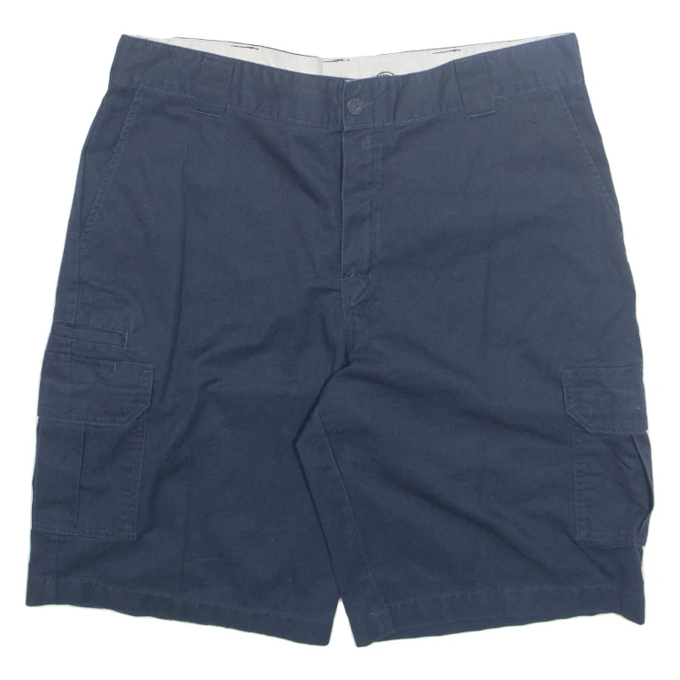 DICKIES Mens Workwear Shorts Blue L W36