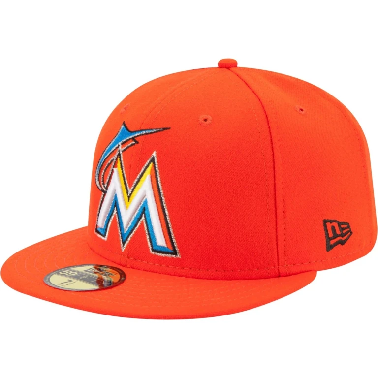 Men's MLB Authentic Collection On Field 59Fifty Fitted Cap Miami Marlins