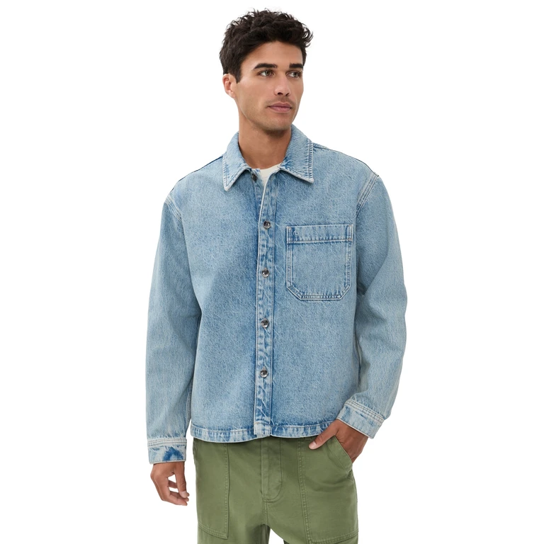 rag & bone Astor Denim Overshirt Lex L