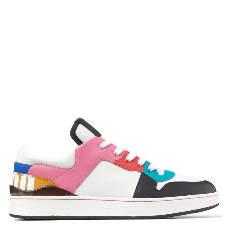Florent/M Mix Leather Trainers