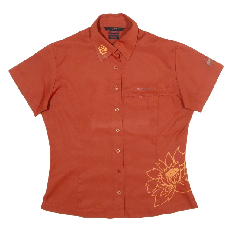 MAMMUT Womens Plain Shirt Orange M