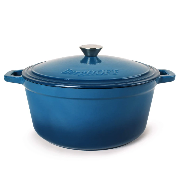 Neo Cast Iron 7qt. Round Dutch Oven 11" with Lid, Blue
