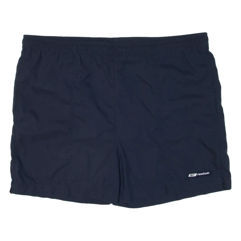 REEBOK Mesh Lining Mens Swimming Shorts Blue Relaxed L W40