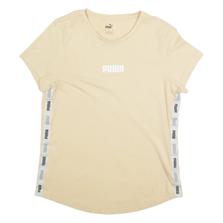 PUMA Womens T-Shirt Beige M