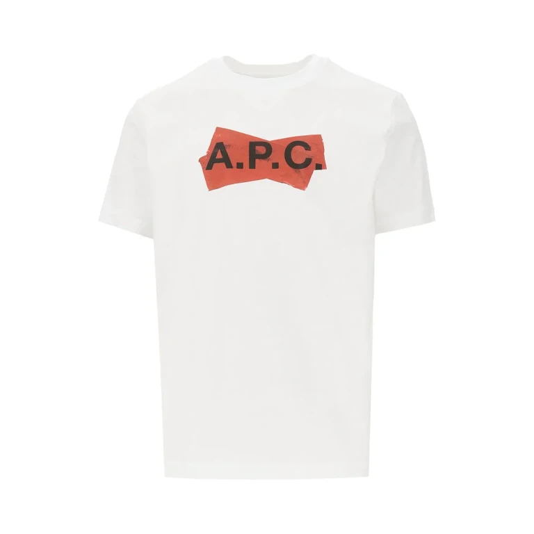 A. P.C. Tape logo print T-shirt Man M