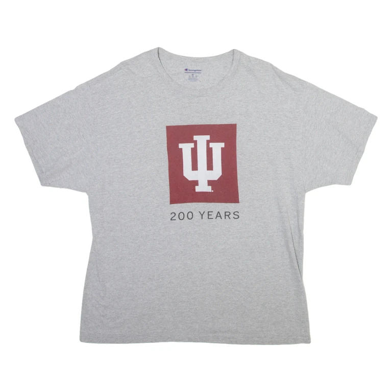 CHAMPION Mens T-Shirt Grey XL