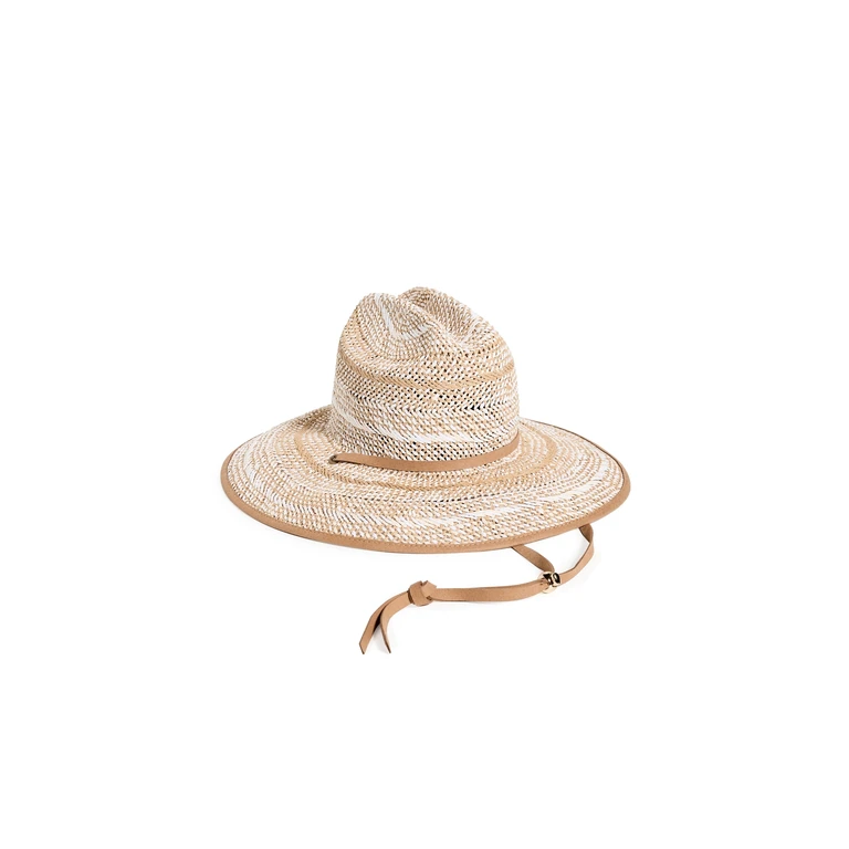 Lele Sadoughi Straw Woven Hat Pecan One Size