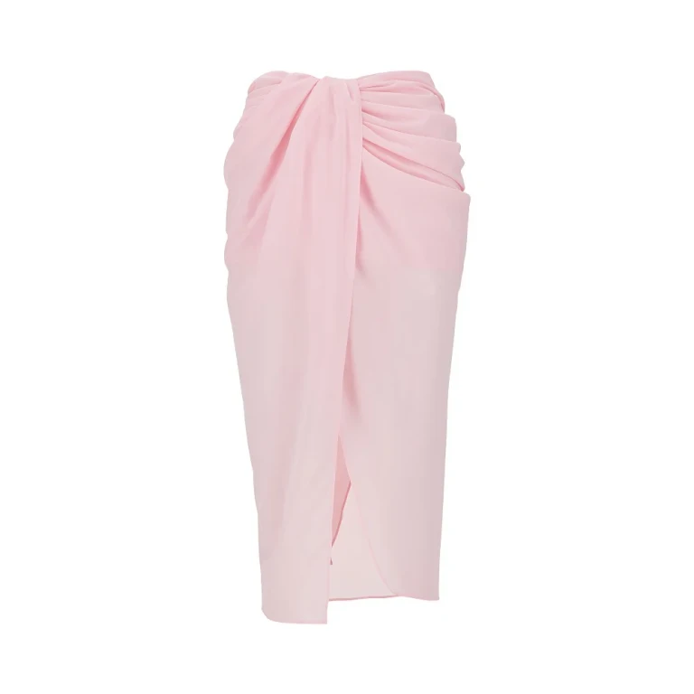 JACQUEMUS 'Paréo' stretch muslin skirt Woman 36