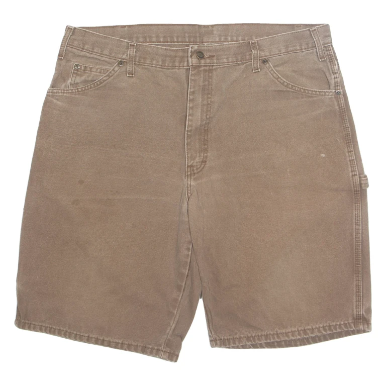 DICKIES Carpenter Mens Workwear Shorts Brown XL W37