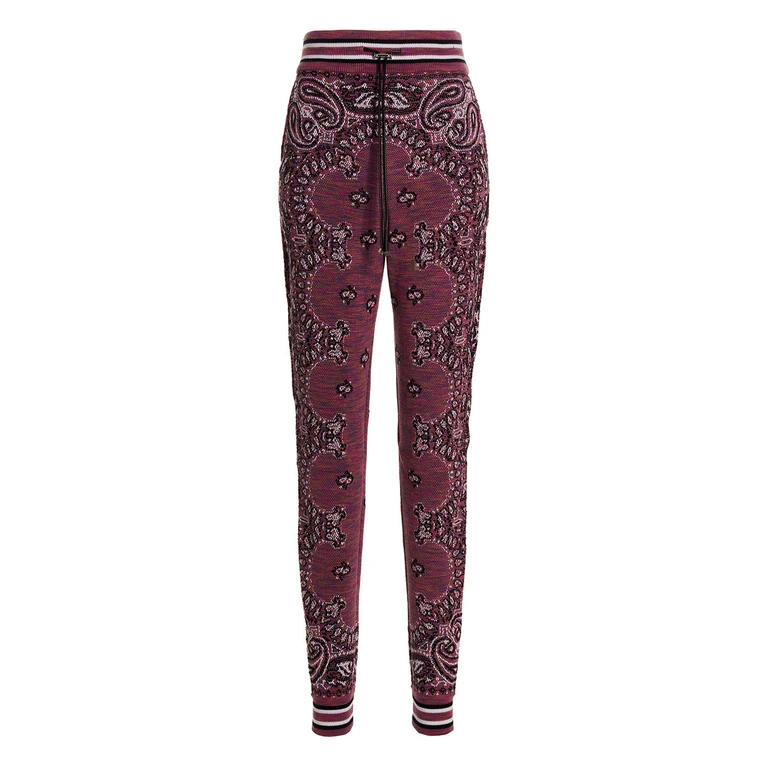 Amiri Purple Cotton Joggers (workout Pants) - Women