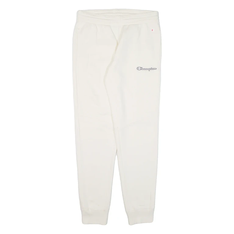 CHAMPION Womens Joggers Cream Tapered S W30 L30