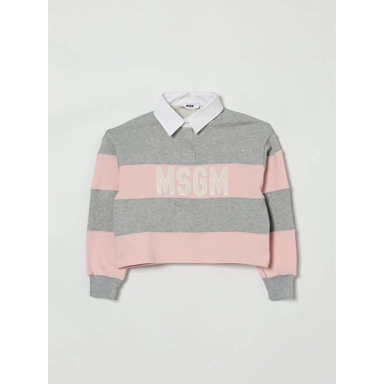 MSGM KIDS Polo Shirt Kids color Pink (S6MSJGSW027MS076)