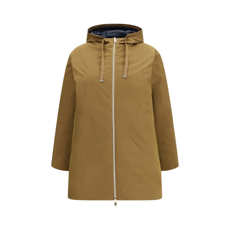 Blue Polyester Coat Clothing - Women