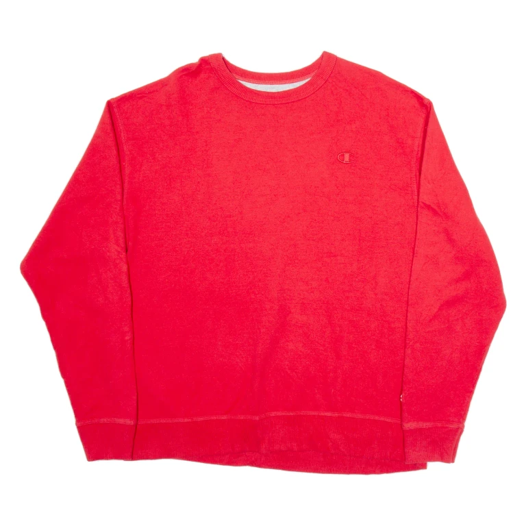 CHAMPION Mens Sweatshirt Red XL