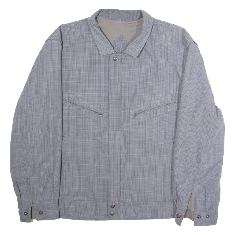 KEMPEL Mens Lined Jacket Grey Check L