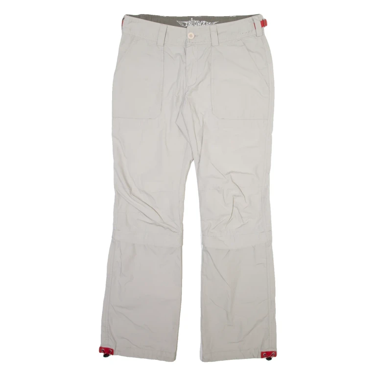 BELOWZERO Detachable Legs Mens Trousers Grey Regular Straight W32 L31