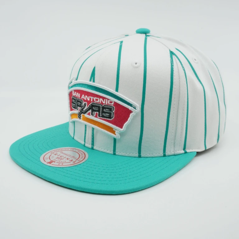 Men's NBA Retro Pinstripe Snapback Hwc Spurs Snapback Caps