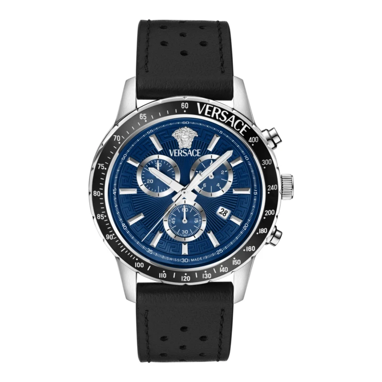 Sport Chrono Leather Watch