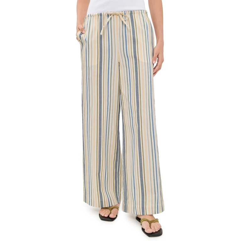 Joe's Jeans The Brynn Pants Azure Multi Stripe L