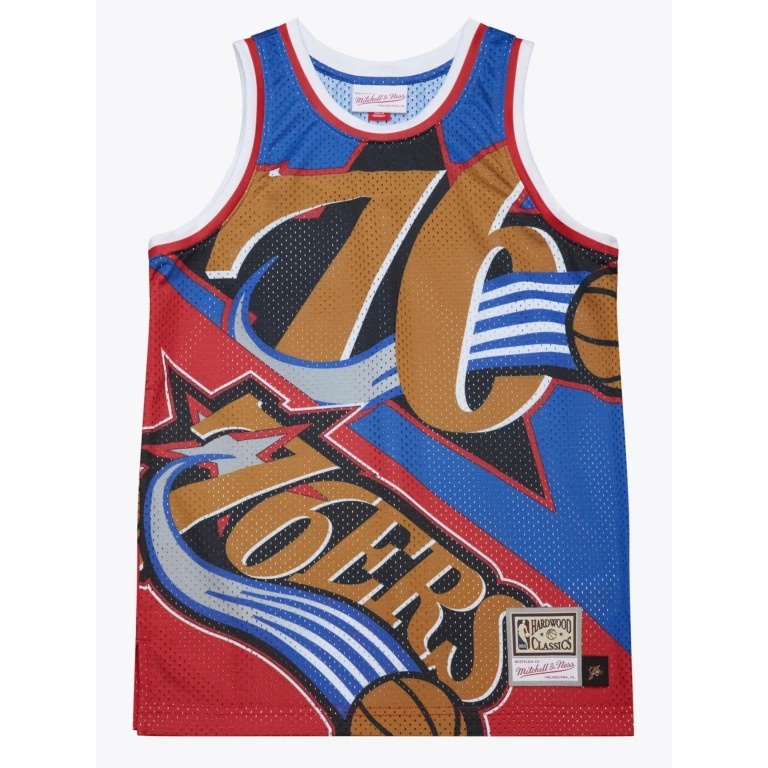 Men's Big Face Fashion Tank 5.0 76Ers Tank Tops