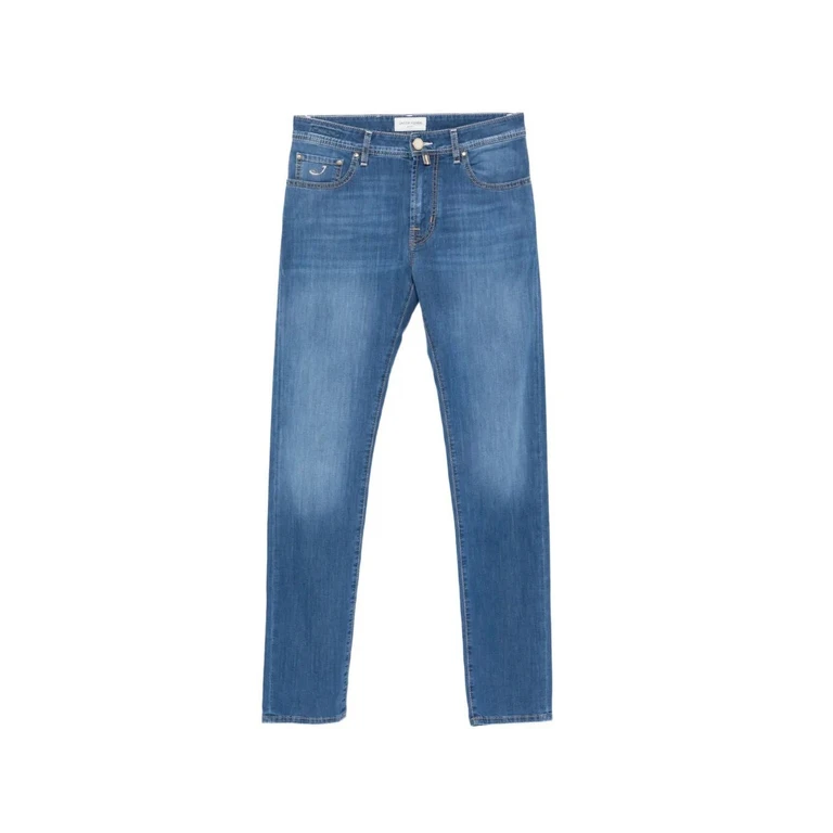 Jacob Cohen `Bard` Slim Fit 5-Pocket Pants With Zipper