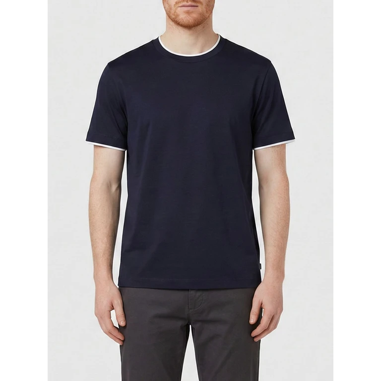 T-Shirt Men color Blue (US366JF0271UXXX890)