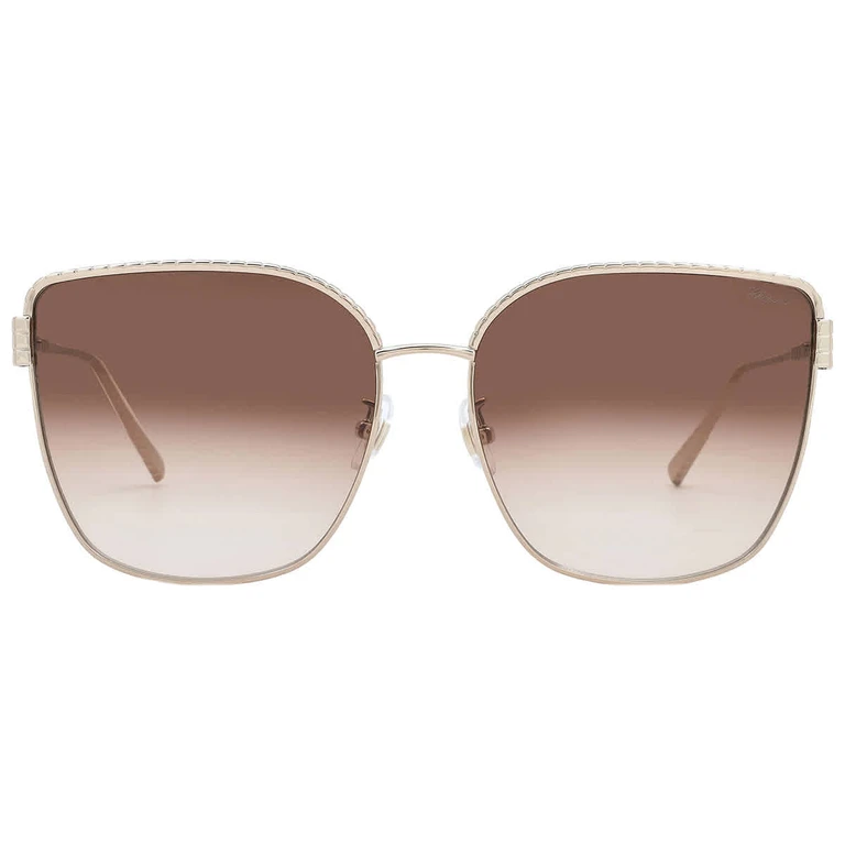 Chopard Brown Gradient Cat Eye Ladies Sunglasses SCHG67M 0A39 63