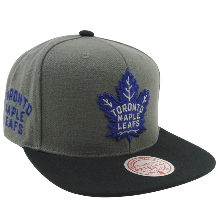 Men's NHL Storm Front Snapback Maple Leafs Grey