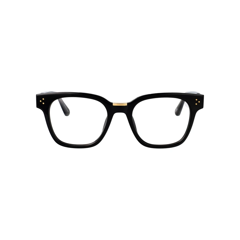 Linda Farrow Lfl1481c1opt C1 Black/yellowgold/optical Acetate Optical - Women