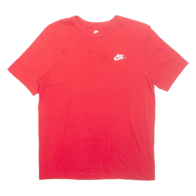 NIKE Mens T-Shirt Red M (GG1-211024-19109)