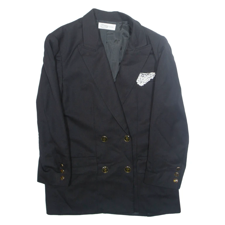 BITTY Womens Blazer Jacket Black M