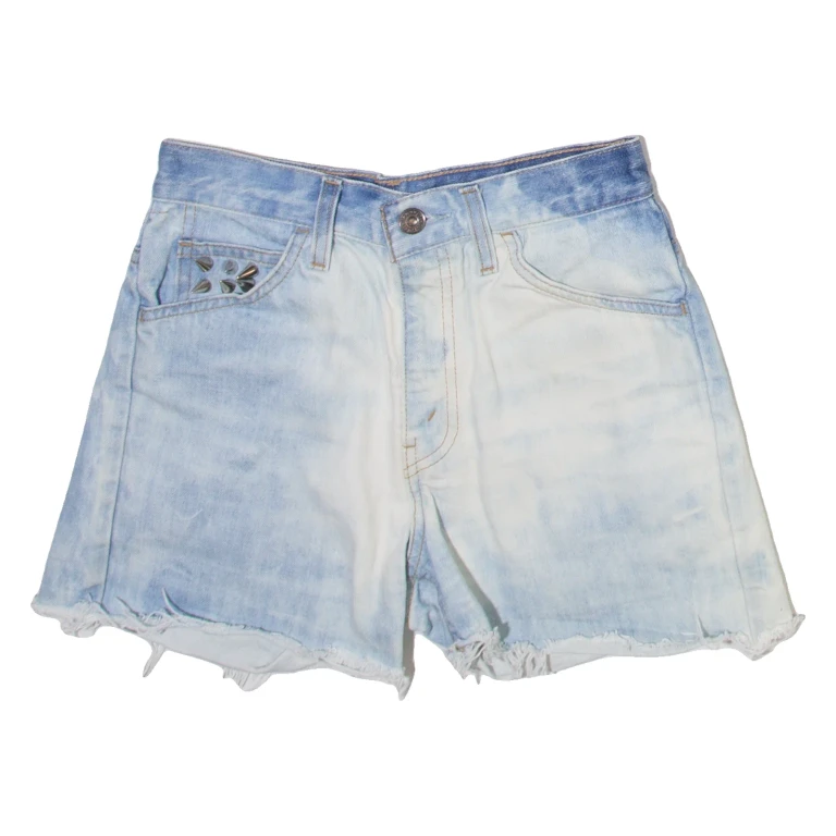 LEVI'S Orange Tab Womens Denim Shorts Blue 90s XXS W24