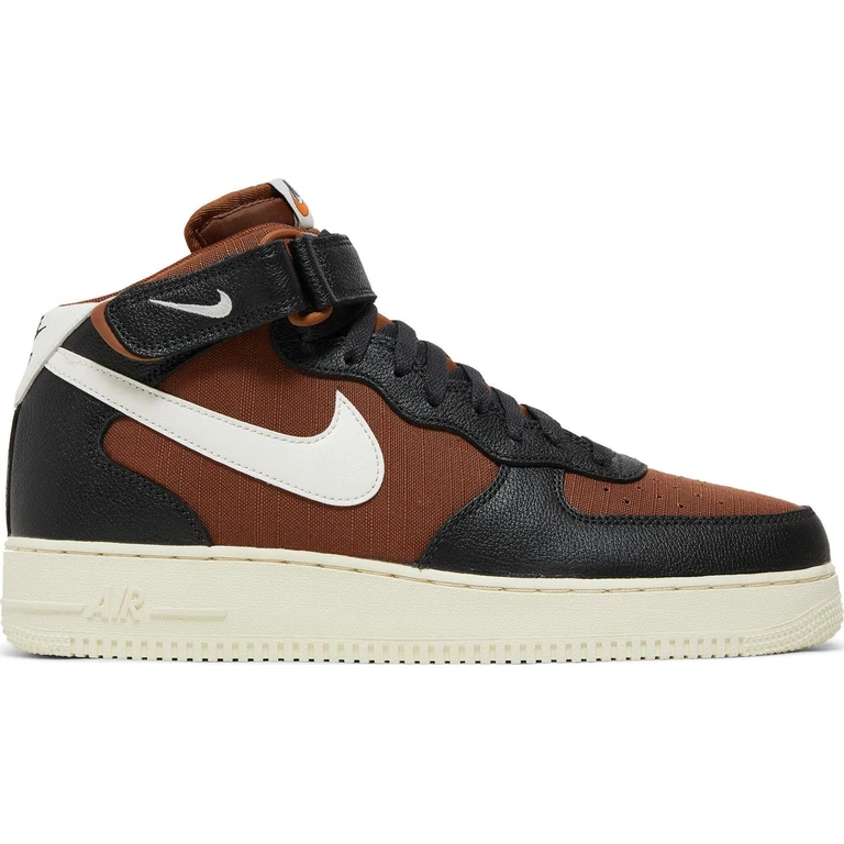 Men's Air Force 1 Mid '07 'Vintage Off-Noir Pecan' Sneakers