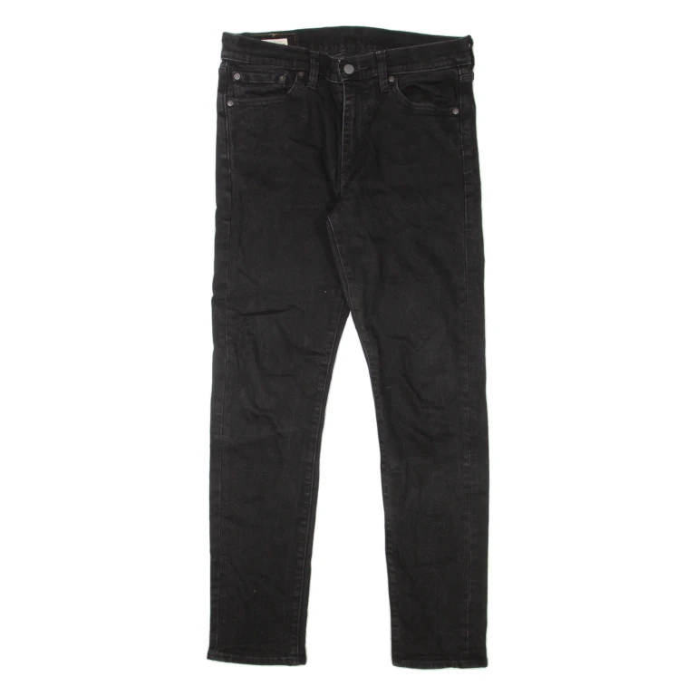 LEVI'S 510 Jeans Premium Mens Black Slim Skinny W31 L20