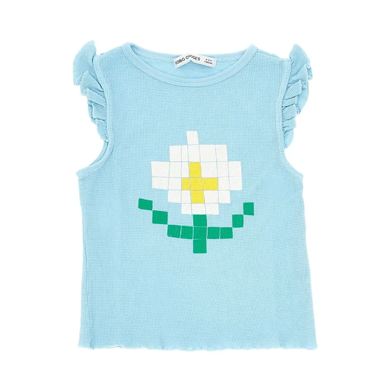 BOBO CHOSES 'Pixel Daisy' cotton top Kids 4/5