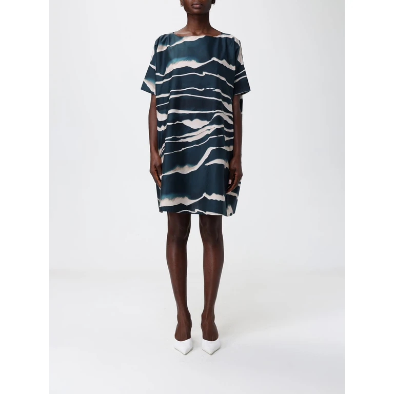 Dress Woman color Petroleum Blue (L6SU21SEA-2)