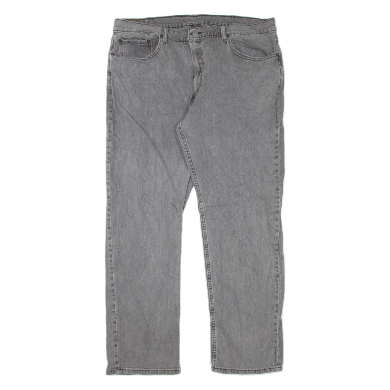 LEVI'S 559 Jeans Mens Grey Relaxed Straight W37 L32