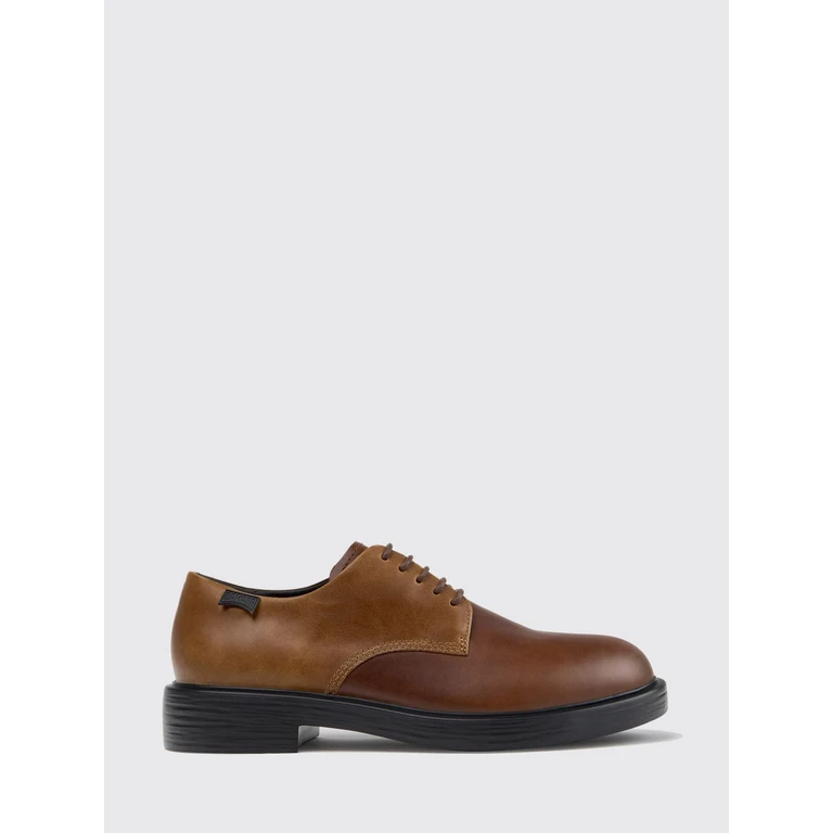Bicolor Twins Derby Shoes in Smooth Calf Leather with XL Extralight Sole (K100979-025TWINS0)